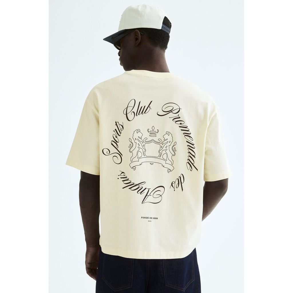 Foto H&M H&M Pria Kaos Cetak Potongan Santai 1344928_0