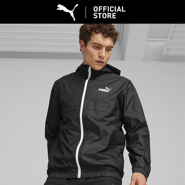 Foto PUMA PUMA Jaket Windbreaker Solid Pria Essentials