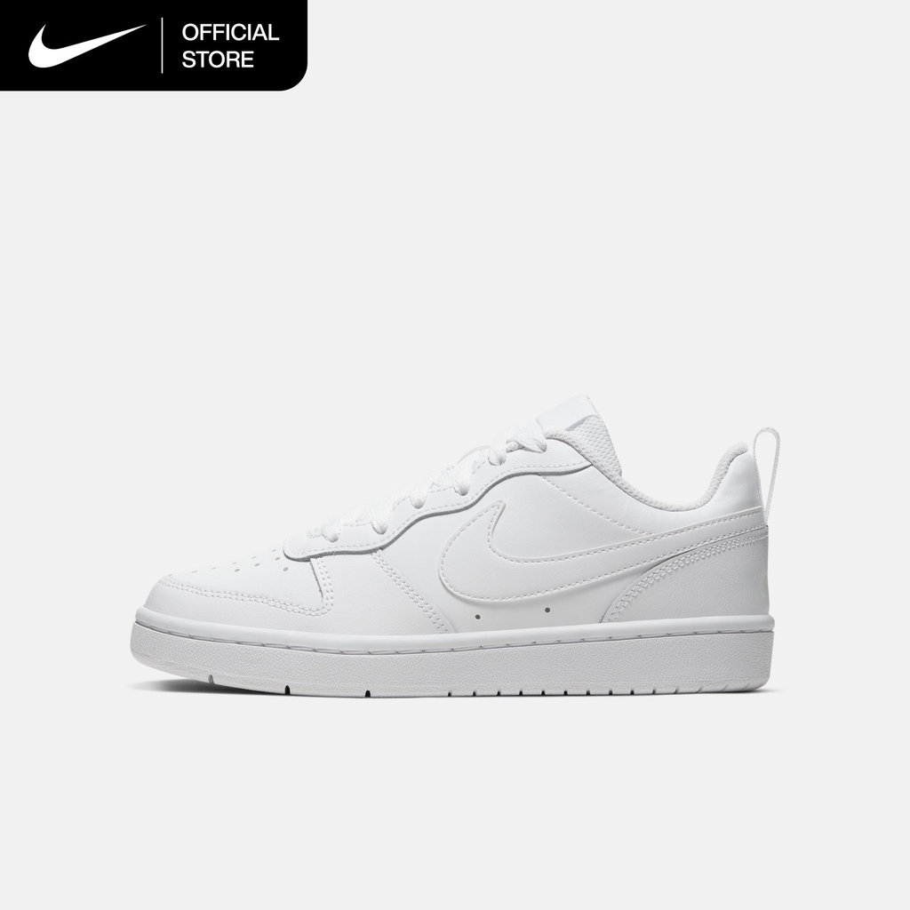 Foto NIKE Nike Court Borough Low 2 Big Kids' Shoes (WHITE 100)