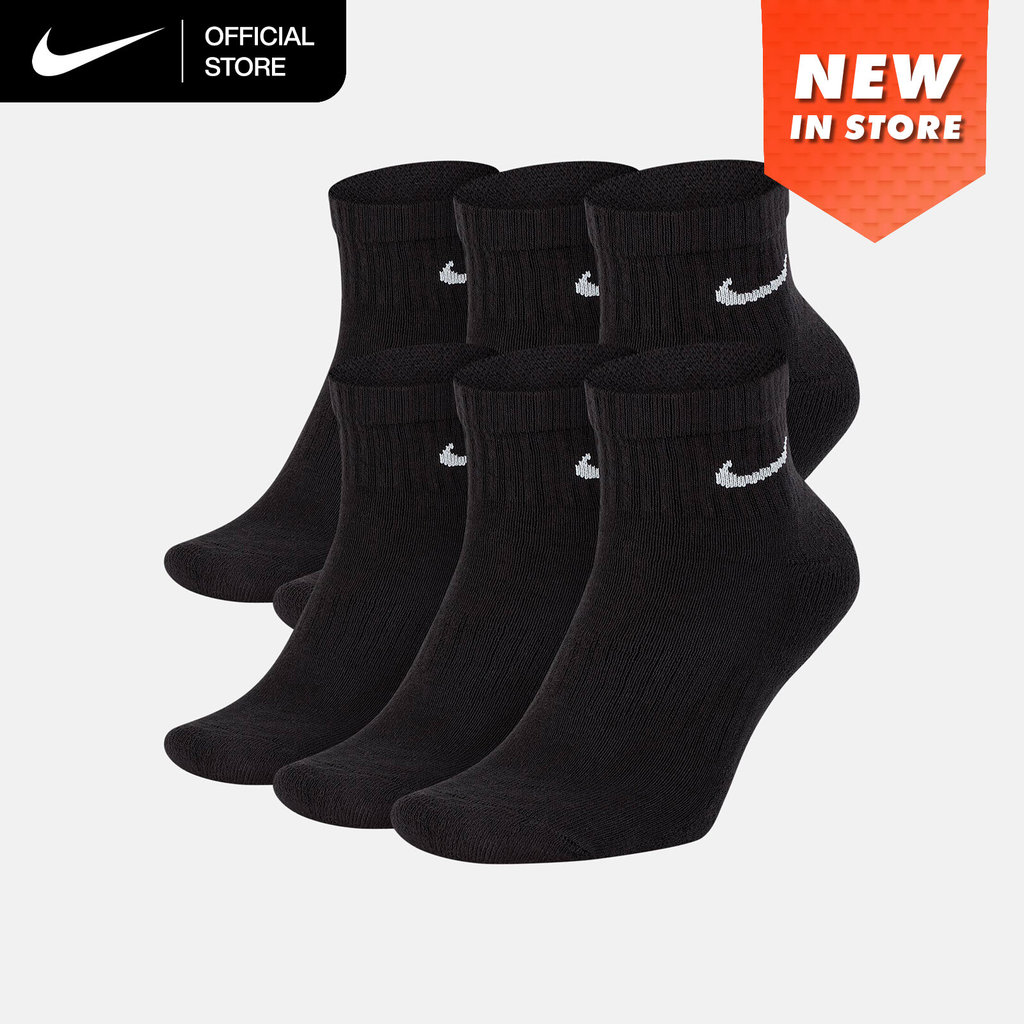 Foto NIKE Nike Everyday Cushioned Training Ankle Socks (6 (BLACK 010)