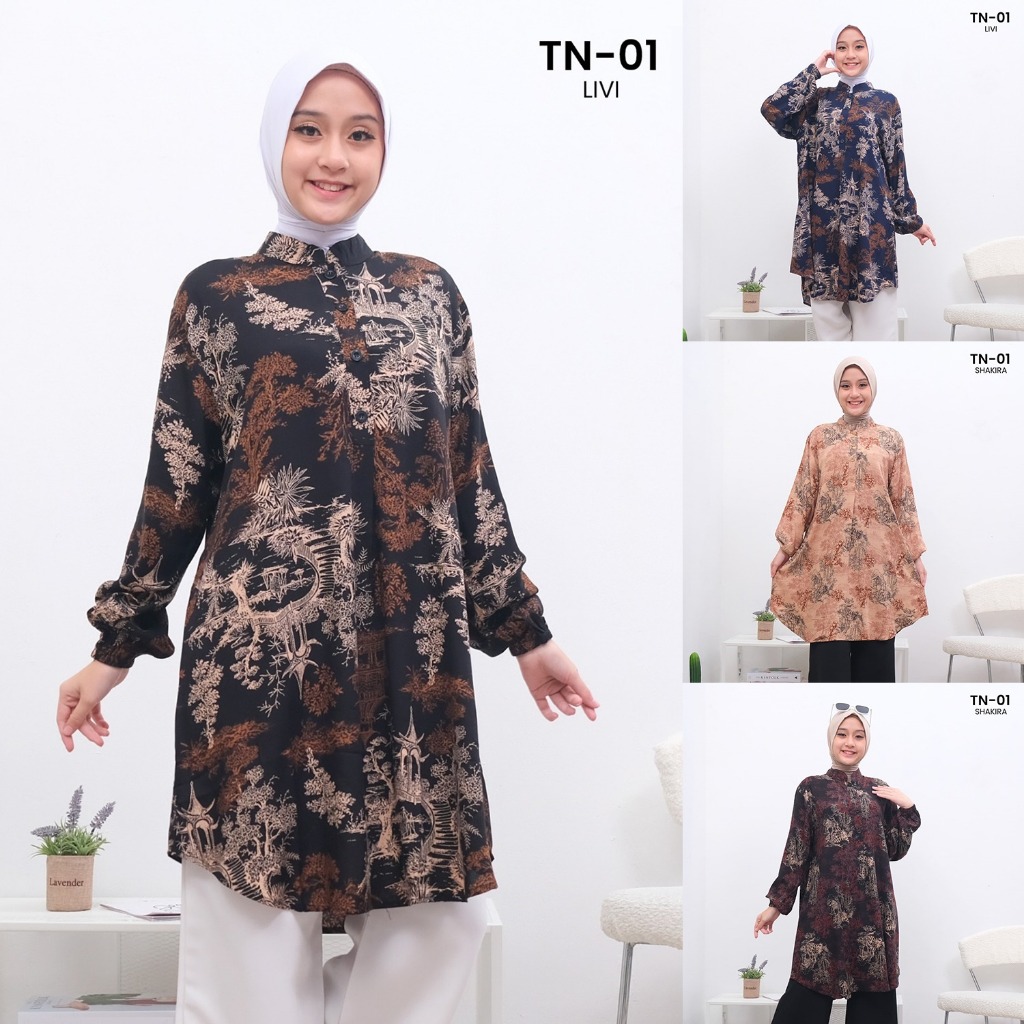 Foto PesonaManggaDua PMD Tunik Rayon Armor Premium TN01 Shanghai LD110 LD120