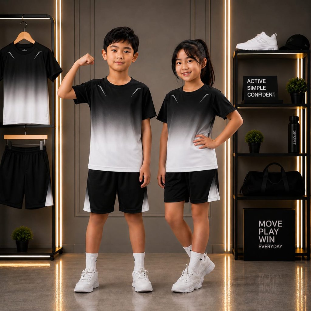Foto rizalsportgrosir Baju Jersey Printing Anak 1-12 Tahun Setelan Sport Futsal