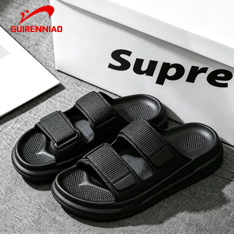 Foto Guirenniao Sandal Pria Olahraga Casual Sandal Cowok