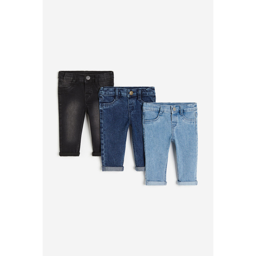 Foto H&M H&M Anak Laki-Laki 3-pack Comfort Stretch Skinny Fit Jeans