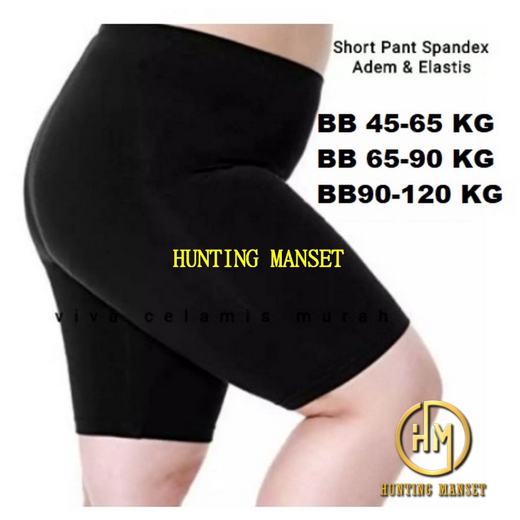 Foto Hunting Manset SHORT PANTS SUPER JUMBO PREMIUM CELANA DALAM WANITA SHORT L