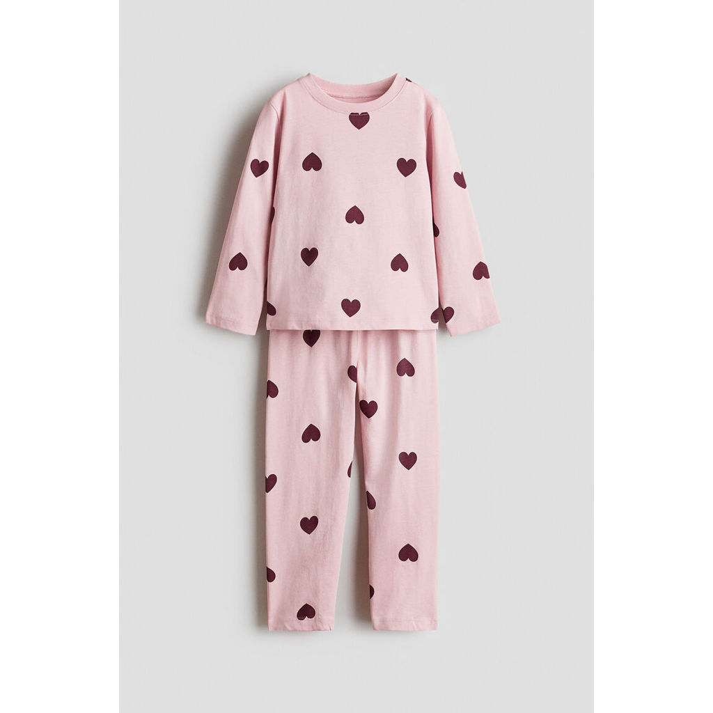 Foto H&M H&M Anak Perempuan Piyama katun bermotif 1342754_0