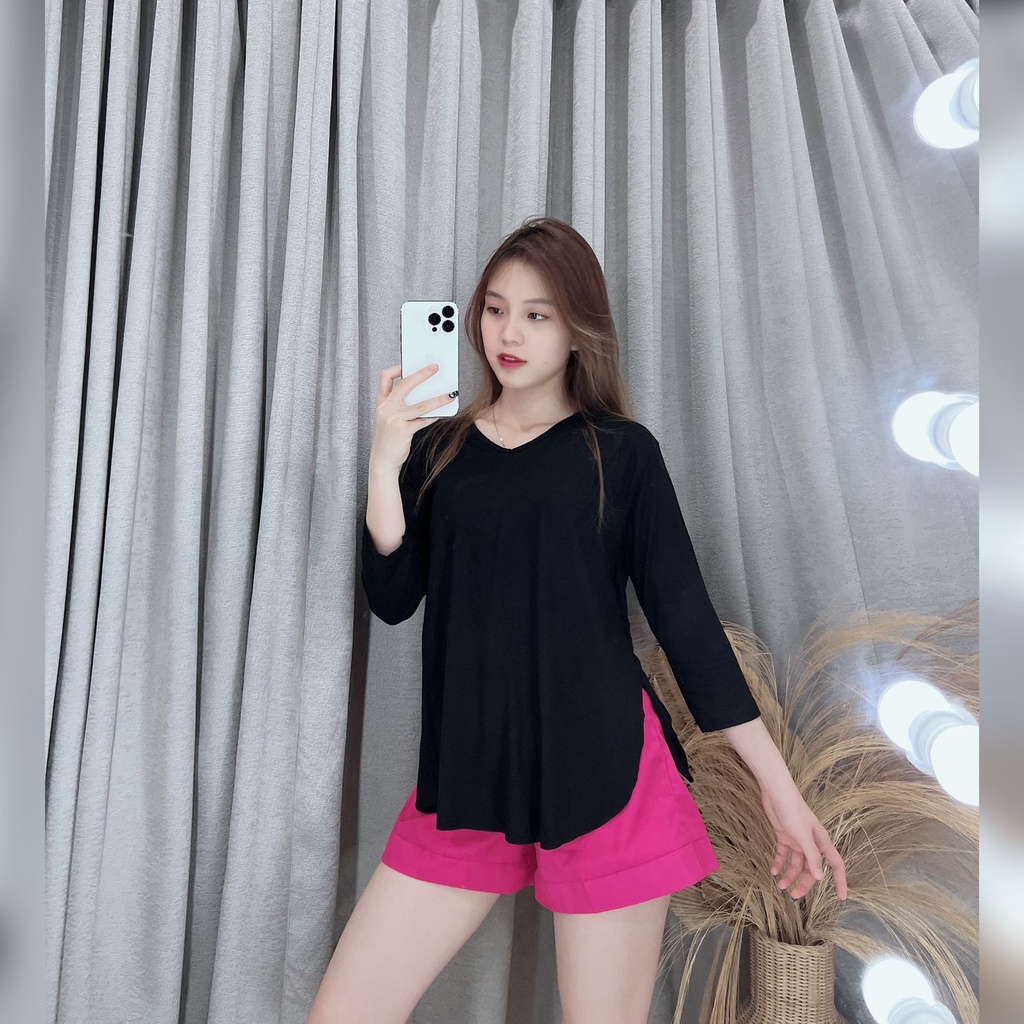 Foto Premie Clothing Kaos oversize lengan 7/8 (SLIT)