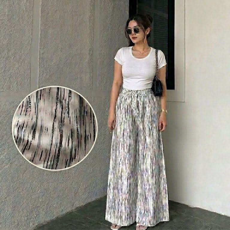 Foto Aura By Rovik Everday Pants - Stripe Pants Motif Abstrak - Celana Panjang