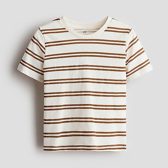 Foto H&M H&M Anak Laki-laki Kaos katun (WARNA COKELAT DINOSAURS)