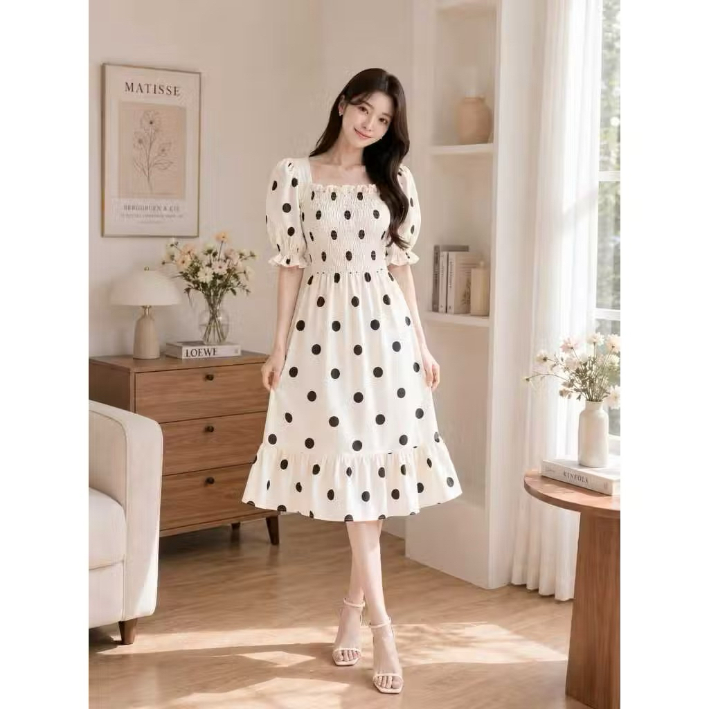 Foto RD FASHION RD FASHION - SMOCKED DRESS