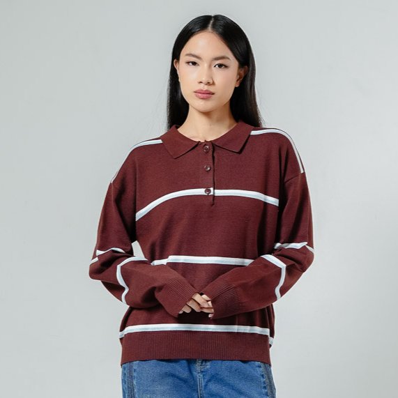Foto This Is April This Is April Alexis Sweater Rajut Wanita Lengan Panjang