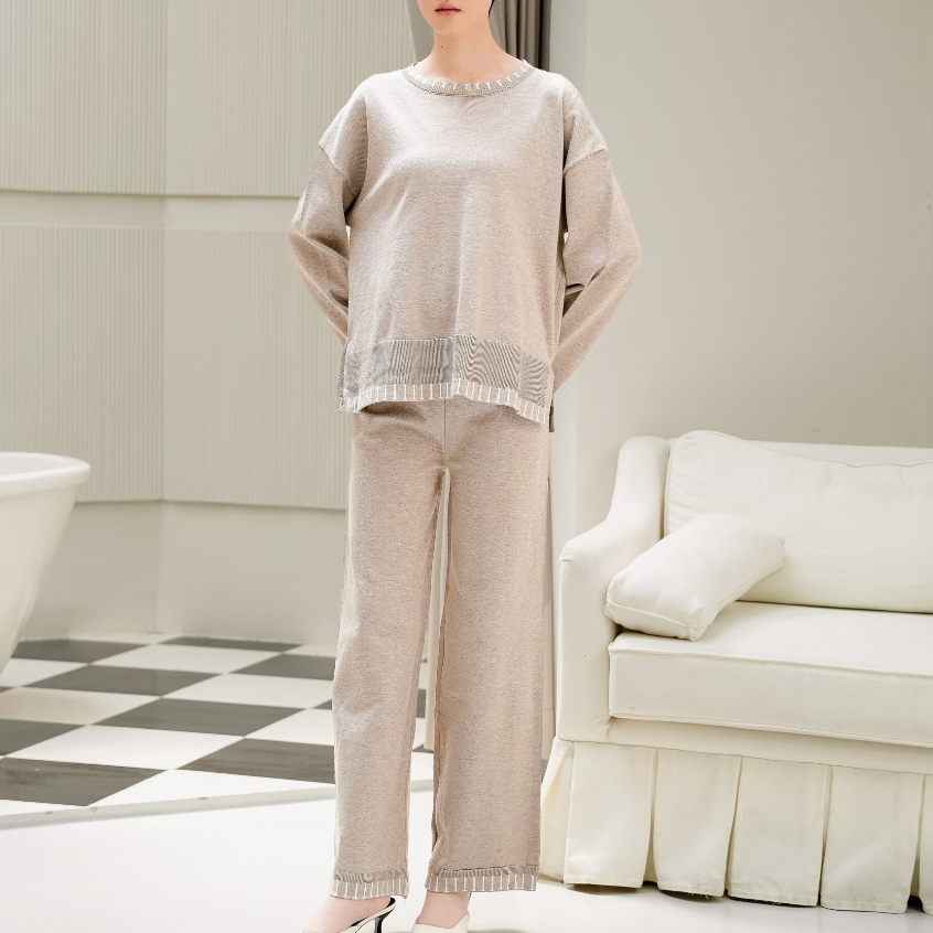 Foto This Is April This Is April Soobin Set Baju Setelan Rajut Wanita Lengan