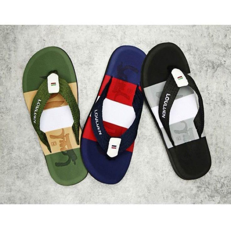 Foto nat_shoes sandal distro pria jepit webbing Louluen anti slip