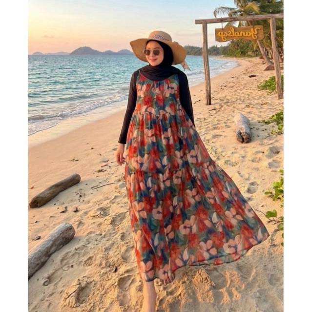 Foto yanolsop dress overal katun rayon