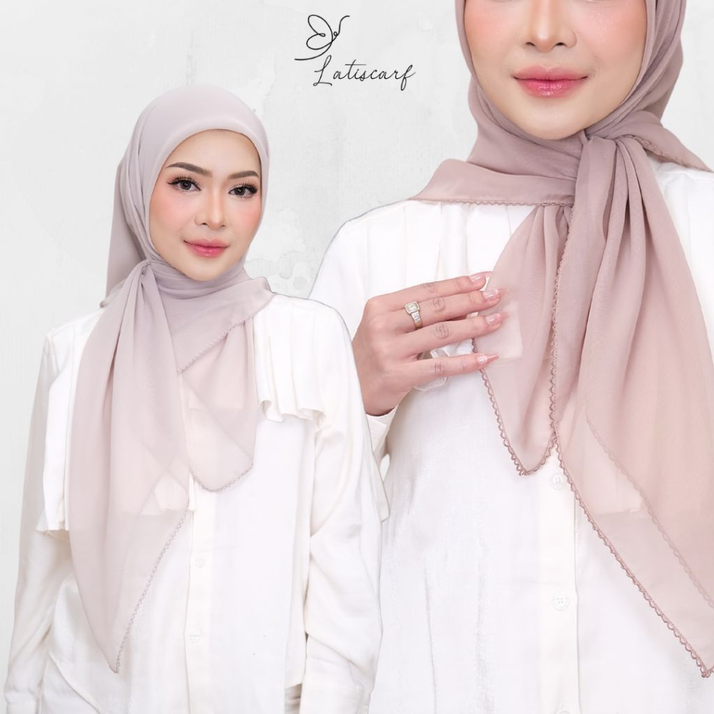 Foto Latiscarf PARIS JEPANG EMBROIDERY SIGNATURE