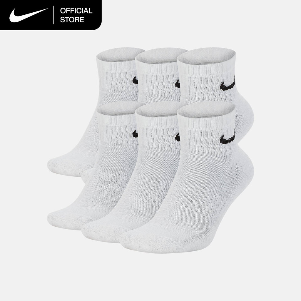Foto NIKE Nike Everyday Cushioned Training Ankle Socks (6 (WHITE 100)