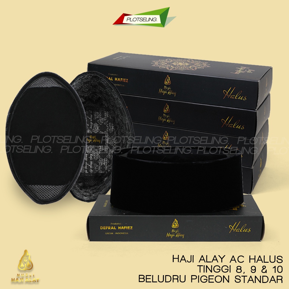 Foto Nuzli Haji Alay Songkok Item Tinggi 12 11 10 9 8 7 cm HAJI ALAY AC SOFT