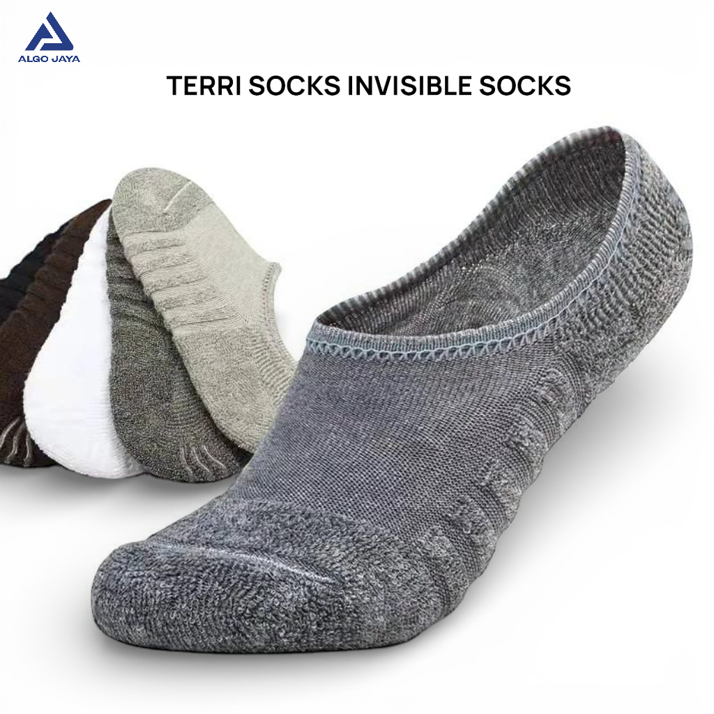 Foto Algojaya_store Kaos Kaki Pendek Invisible Serat Bambu Tebal