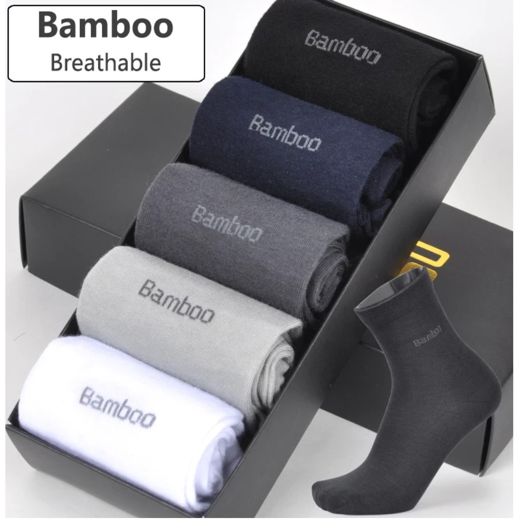 Foto ennwen Online Ennwen KK25 Kaos Kaki Pria Kerja High Quality Super Bambu