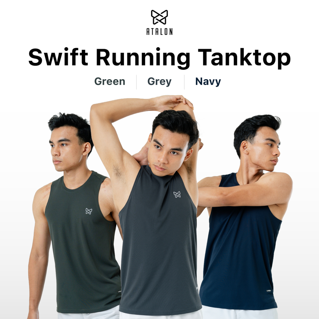 Foto ATALON Tanktop Lari / Tanktop Dryfit Pria / Tanktop Olahraga