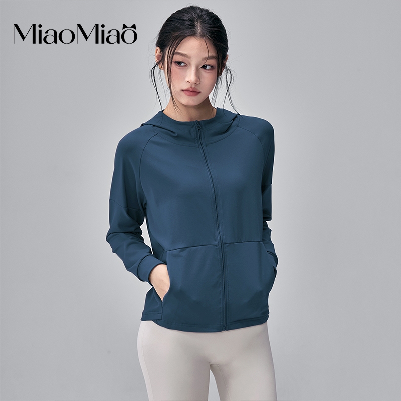 Foto Miaomiao Yoga Jaket Hoodie Olahraga Wanita – Cocok untuk Gym