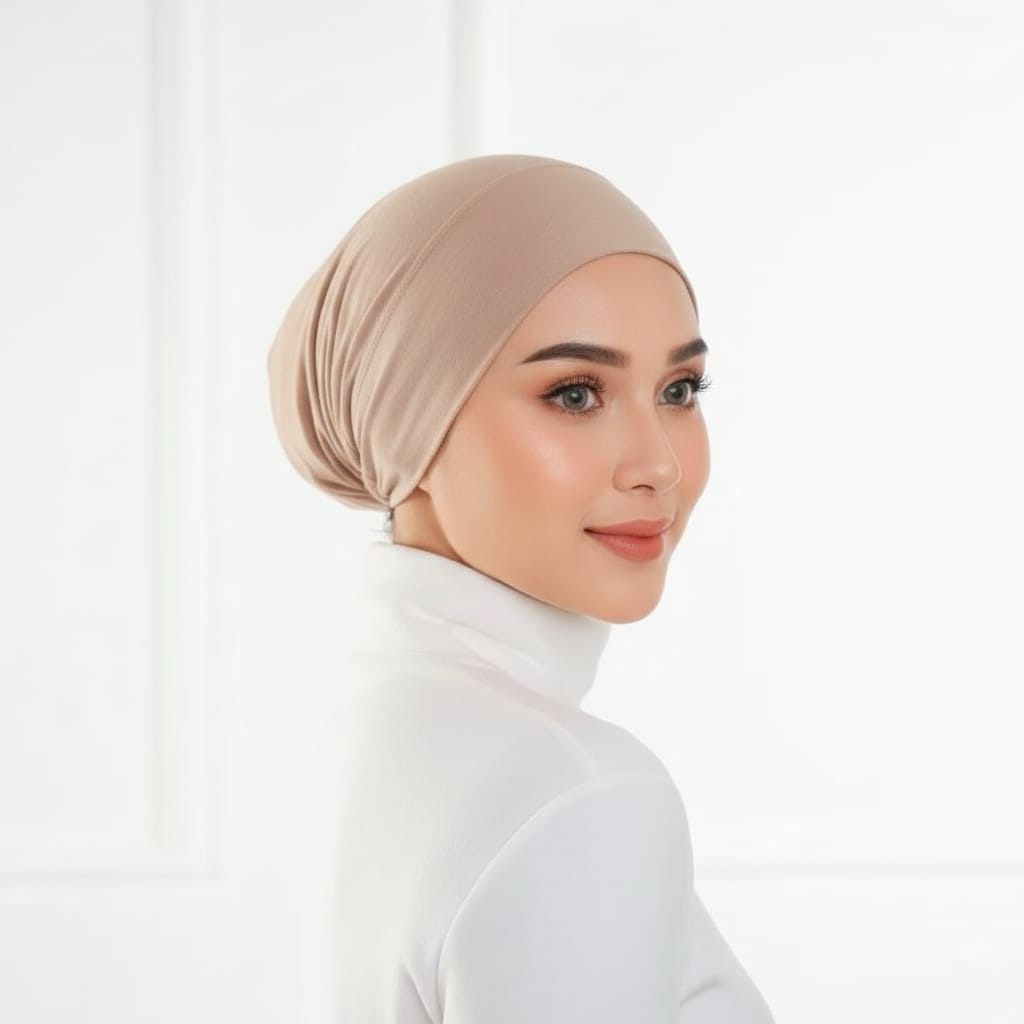 Foto nooma Inner Basic Premium Ciput Hijab Tali Ikat