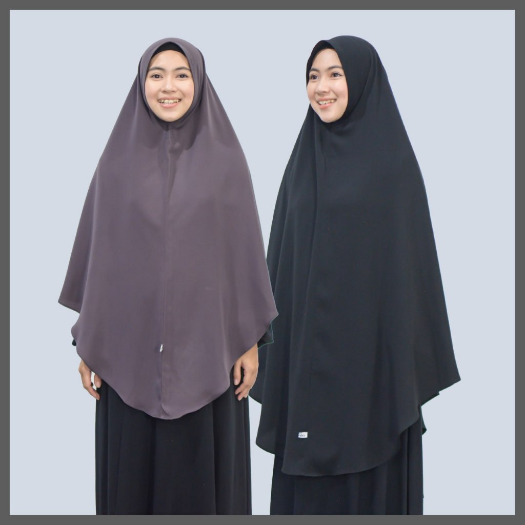 Foto Hijab Hayuri Hijab Bergo Jumbo Syar'i Instan Bahan Wolfis Premium Bergo