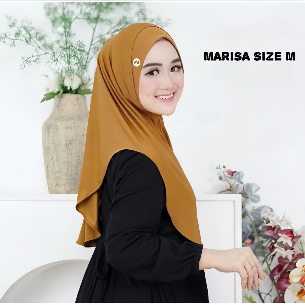 Foto eeL hijab MARISA M - Hijab Instan Daily Bahan Jersey Premium/ Bergo