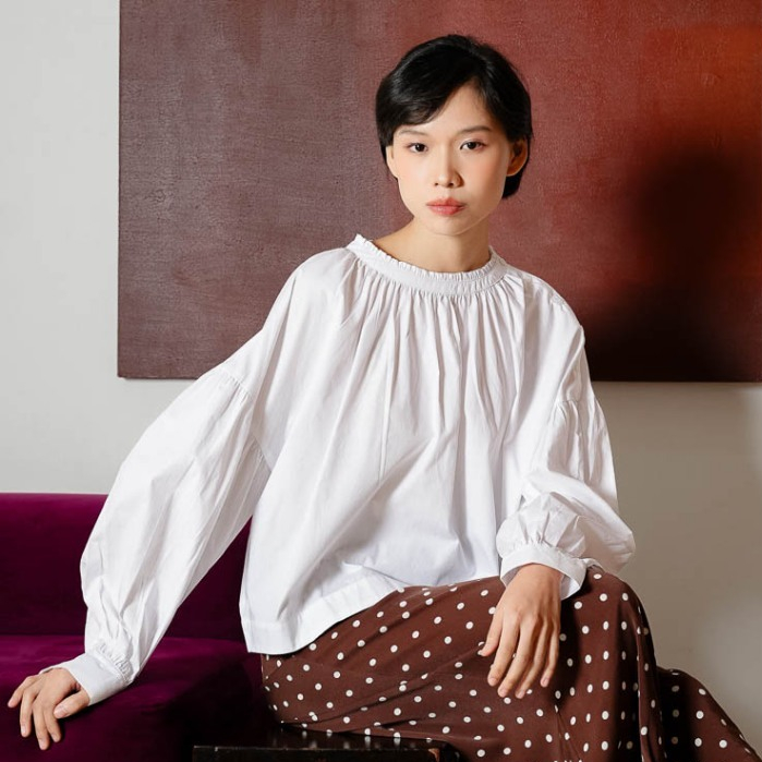 Foto This Is April This Is April Morgana Top Blouse Wanita Lengan Panjang